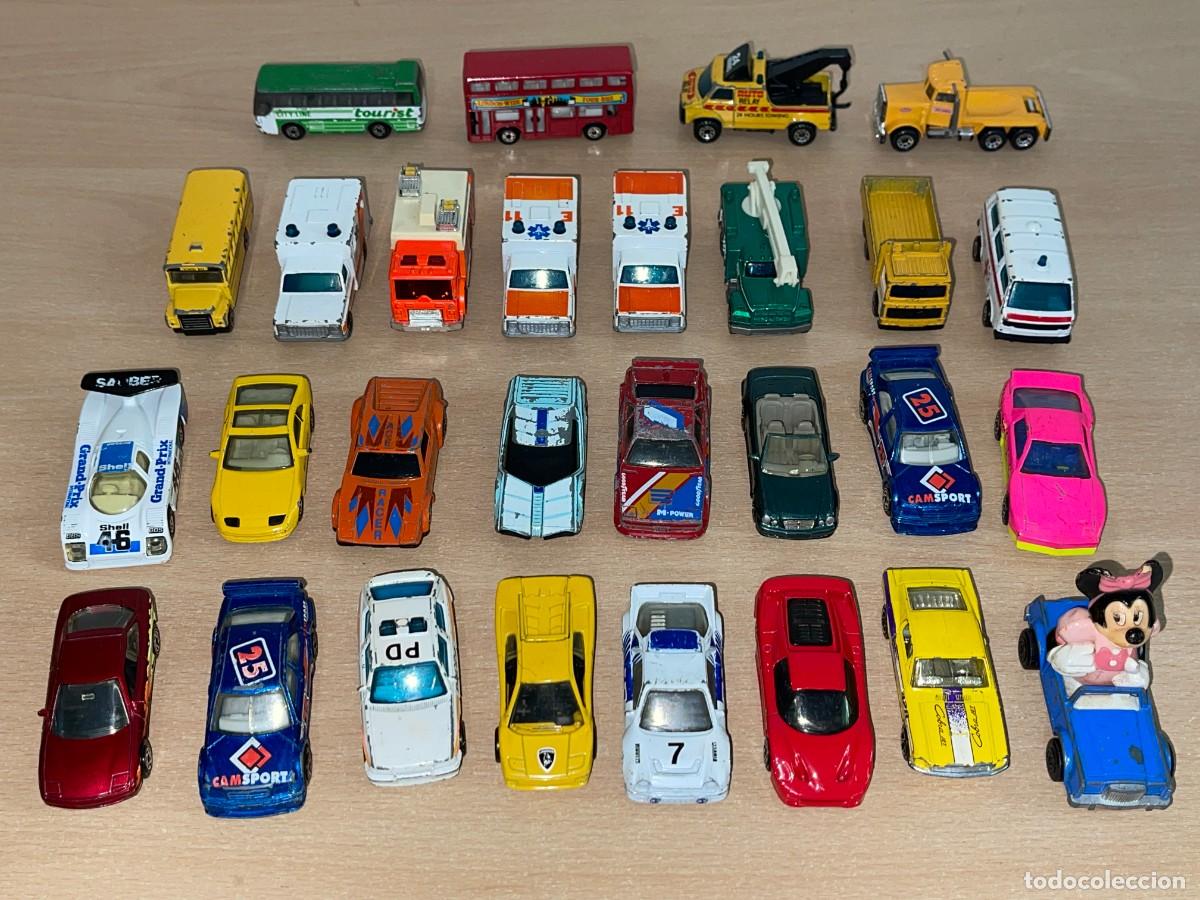 Coches a escala Matchbox: MATCHBOX LOTE 28 Coches TODOS Made in CHINA a&ntilde;os 80 y 90 die-cast metal cars 1:64 y m&aacute;s lesney