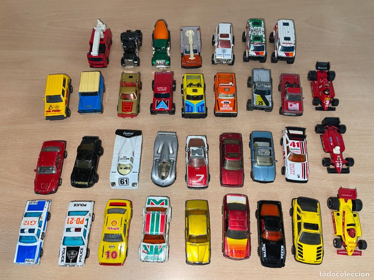 Coches a escala Matchbox: MATCHBOX LOTE 34 Coches TODOS Made in MACAU Macao a&ntilde;os 80 y 90 die-cast metal cars 1:64 y m&aacute;s lesney