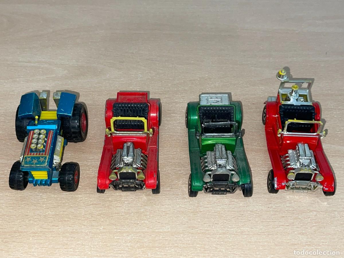 Coches a escala Matchbox: MATCHBOX Speed Kings LOTE 4 Coches Fire Chief Hot Made in England a&ntilde;os 70 die-cast metal cars lesney