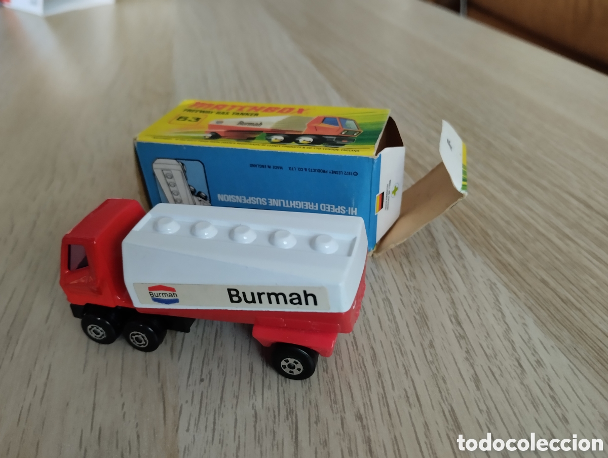 Coches a escala Matchbox: Matchbox freeway gas tanker num 63 - Foto 3