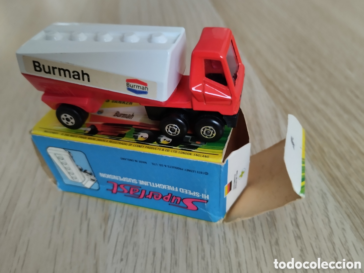 Coches a escala Matchbox: Matchbox freeway gas tanker num 63