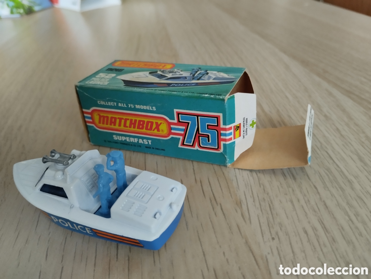 Coches a escala Matchbox: Matchbox police launch num 52 - Foto 3
