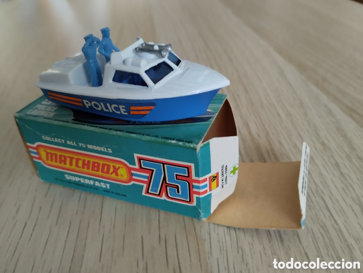 Coches a escala Matchbox: Matchbox police launch num 52