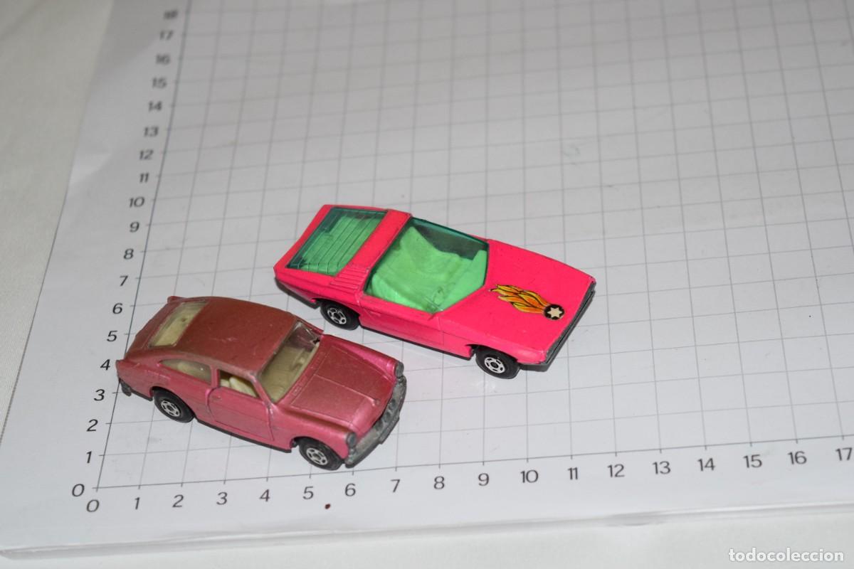 Coches a escala Matchbox: Lote antiguo, 2 coches MATCHBOX - Serie 67 VOLKSWAGEN 1600 TL y Serie 40 VAUXHALL GUILDSMAN - &iexcl;Mira!