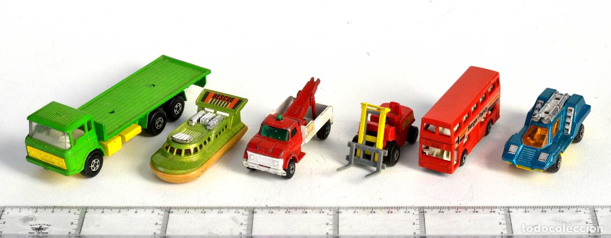 Coches a escala Matchbox: LOTE DE 6 VEH&Iacute;CULOS MACHBOX