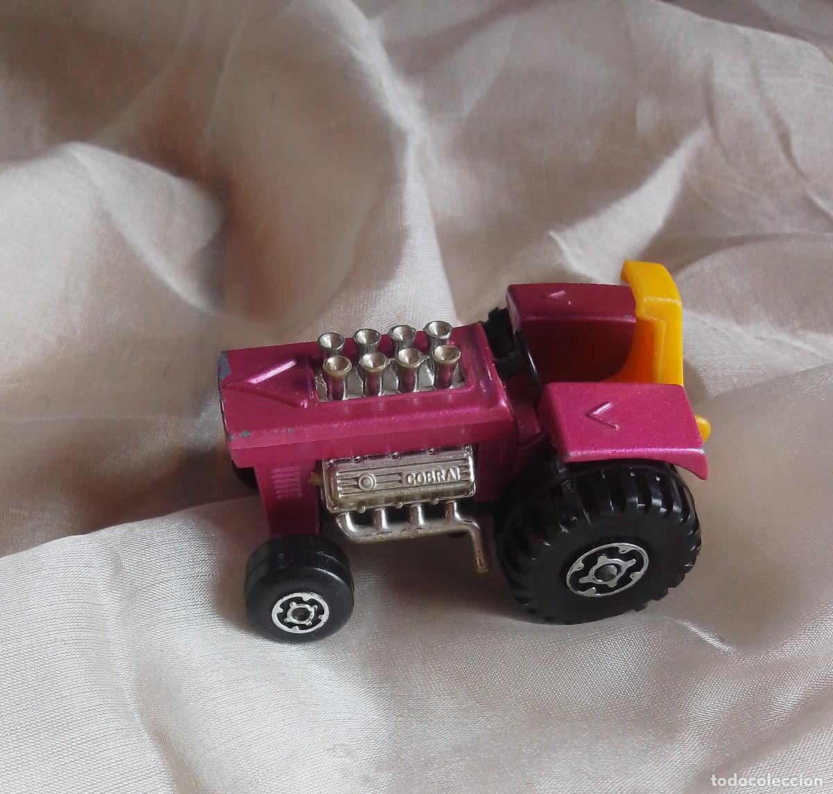Coches a escala Matchbox: Tractor de Matchbox modelo tractor Cobra n&ordm; 25 de 1972 Lesney morado
