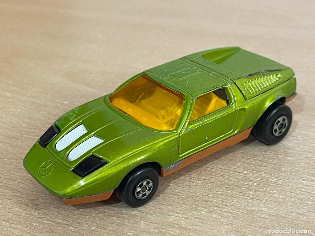 Modellautos Matchbox: 778- Antiguo coche Matchbox MERCEDES C111 K-30 chasis marr&oacute;n 1971 Made in England Speed Kings Lesney