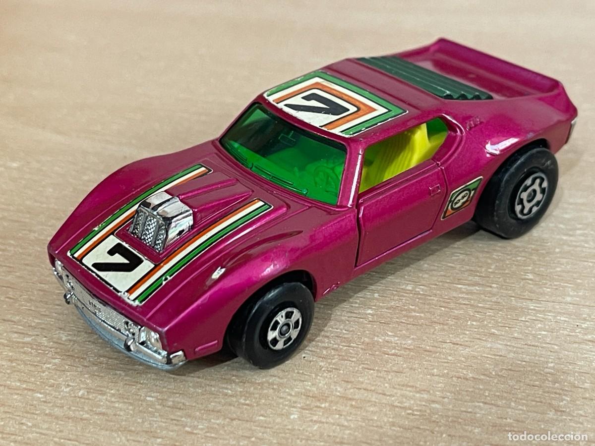 Coches a escala Matchbox: 780- Antiguo coche Matchbox AMX JAVELIN K-54 fucsia 1975 Made in England Speed Kings Lesney
