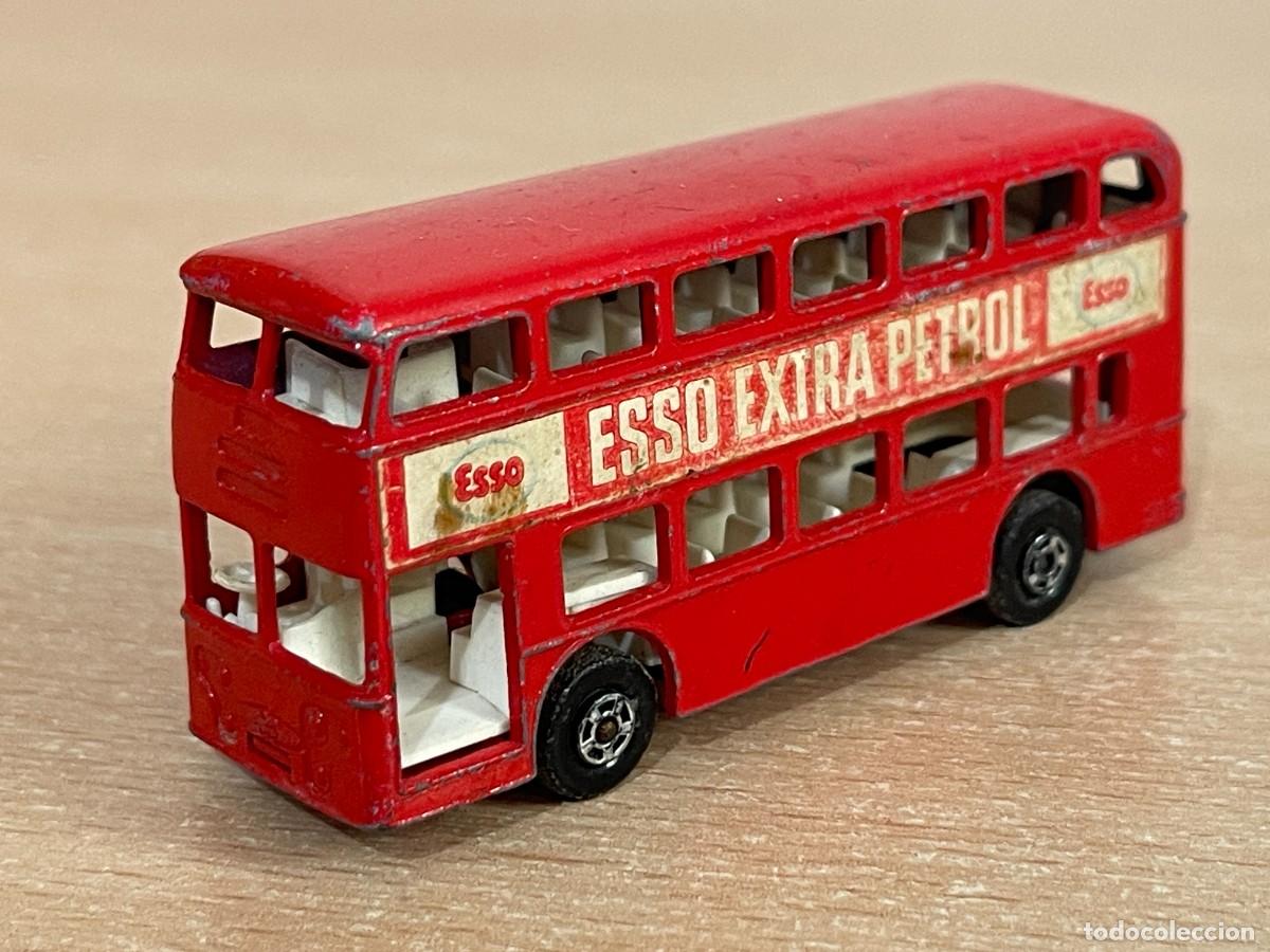 Modellautos Matchbox: 798- Antiguo autobus Lesney Matchbox Series Superfast Daimler Bus ESSO Petrol N&ordm; 74 Made in England