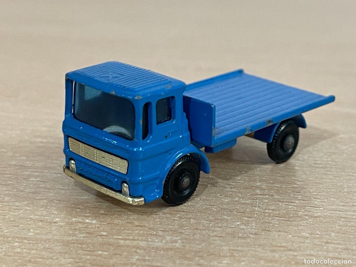 Coches a escala Matchbox: 807- Antiguo cami&oacute;n Lesney Matchbox Series Leyland Site Hut Truck N 60 a&ntilde;os 60 Made England die-cast