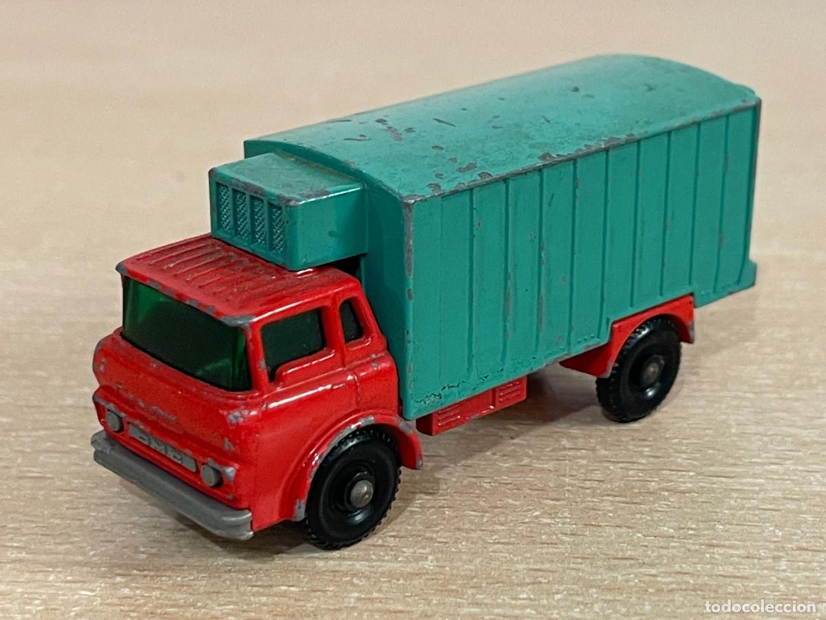 Coches a escala Matchbox: 809- Antiguo cami&oacute;n Lesney Matchbox Series GMC Refrigerator Truck N&ordm; 44 a&ntilde;os 60 Made in England
