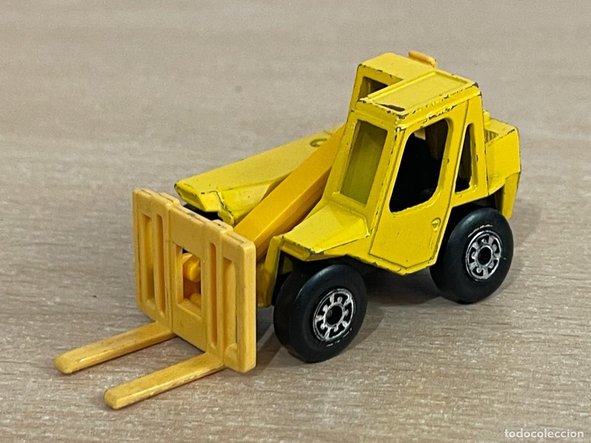 Coches a escala Matchbox: 811- Antiguo toro Lesney Matchbox Superfast SAMBRON JACKLIFT N&ordm; 48 1977 Made in England die-cast