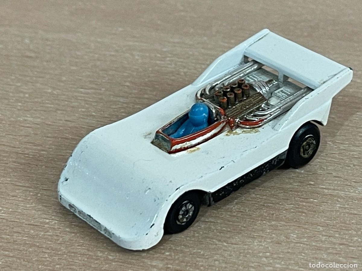 Coches a escala Matchbox: 823- Antiguo coche Matchbox Superfast Hi-Tailer N&ordm; 56 MB blanco 1974 Made in England Lesney die-cast