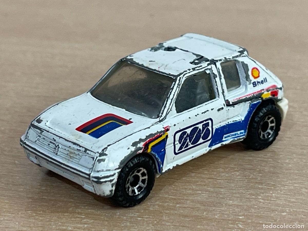 Coches a escala Matchbox: 832- Antiguo coche Matchbox PEUGEOT 205 TURBO 16 1984 1:55 Made in China die-cast metal lesney
