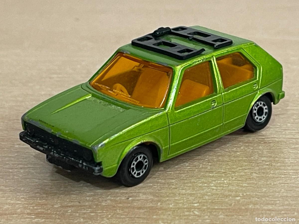 Coches a escala Matchbox: 835 Antiguo coche Matchbox Superfast Volkswagen VW Golf N&ordm; 7 verde 1976 Made England Lesney die-cast