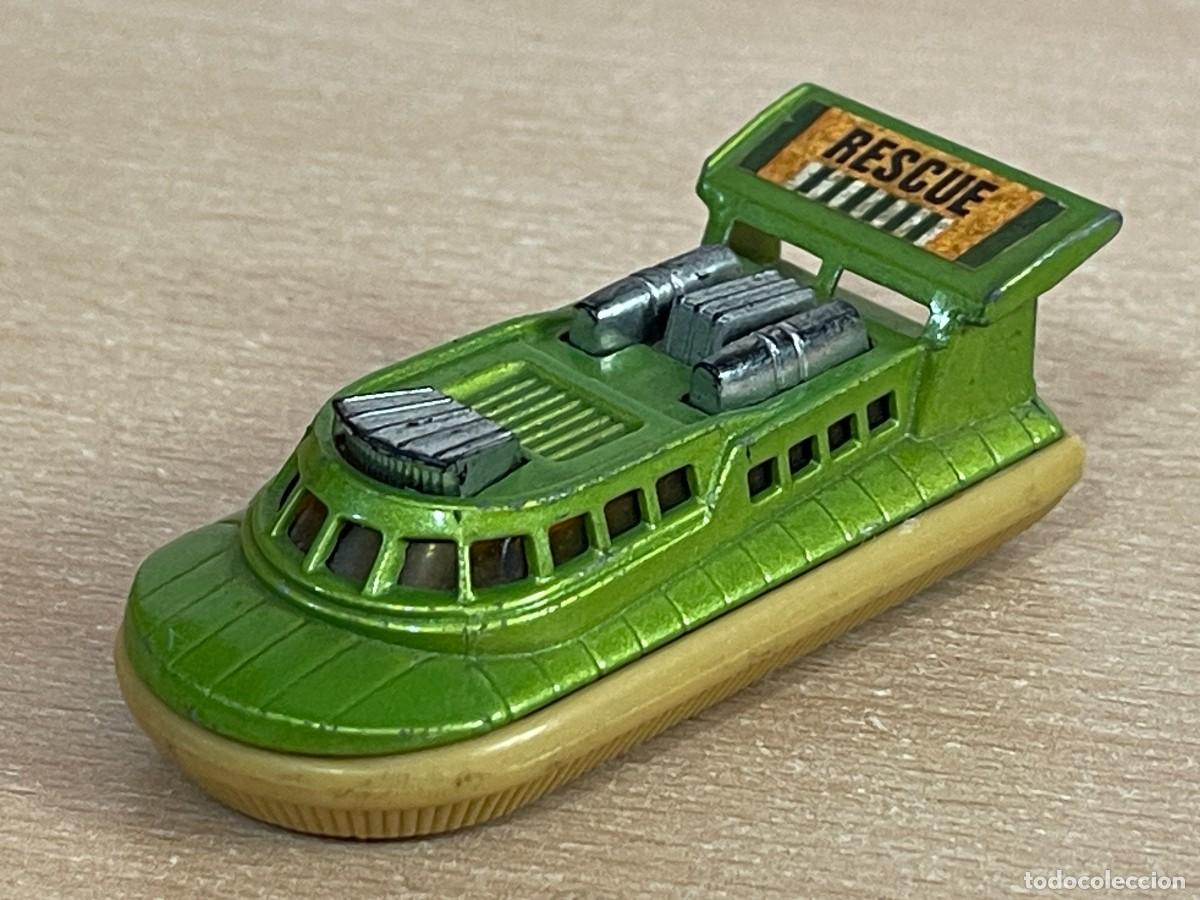 Coches a escala Matchbox: 841- Antiguo veh&iacute;culo Matchbox Superfast Hovercraft N&ordm; 72 & 2 verde 1972 Made England Lesney die-cas