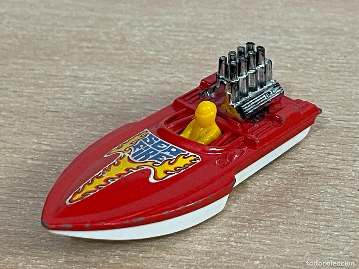 Coches a escala Matchbox: 843- Antigua Lancha Matchbox Superfast Seafire roja N&ordm; 5 Sea Fire 1975 Made England Lesney die-cast