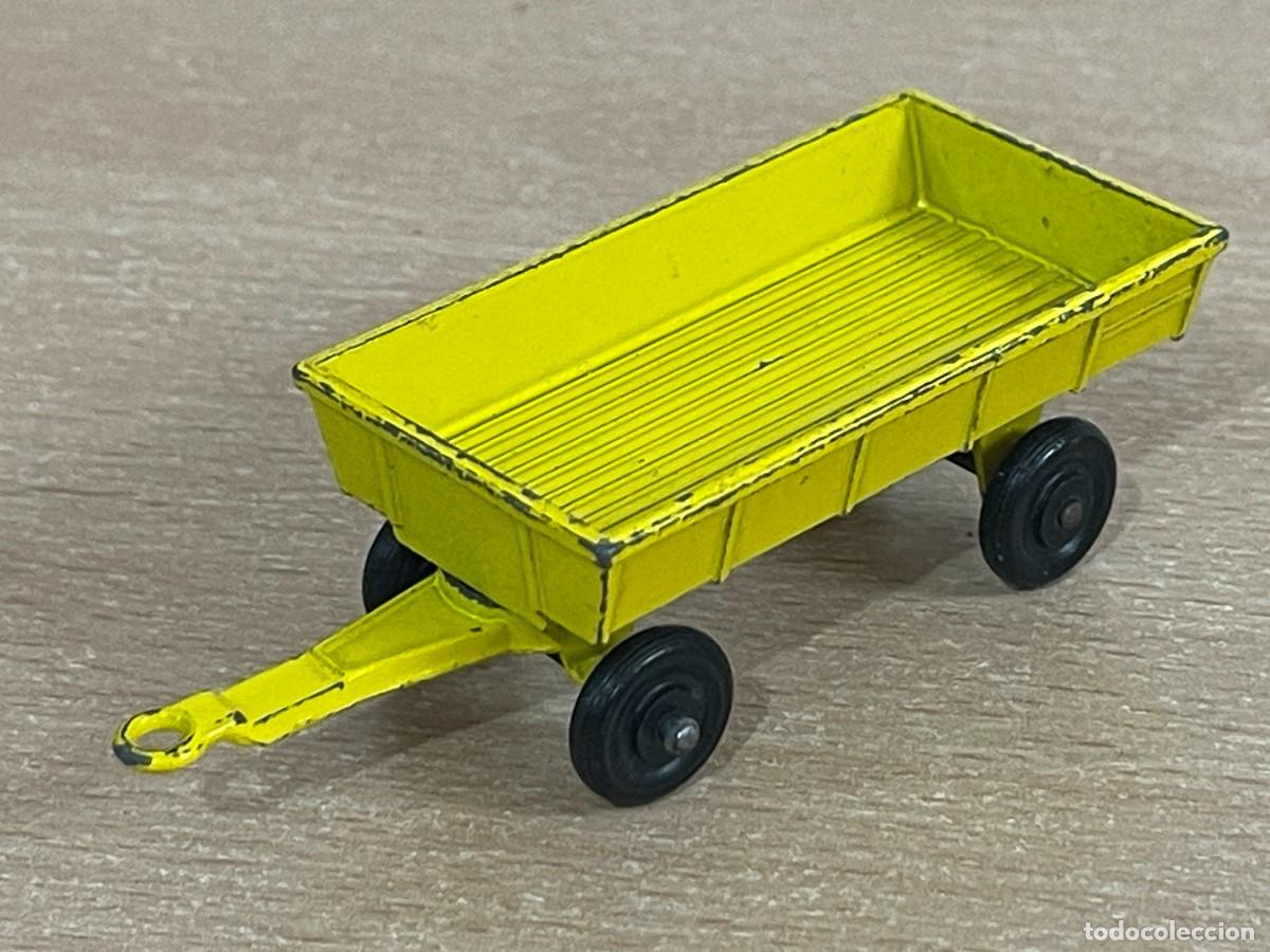 Coches a escala Matchbox: 844- Antiguo Remolque Matchbox Series by Lesney HAY TRAILER N&ordm; 51 a&ntilde;os 60 Made in England die-cast