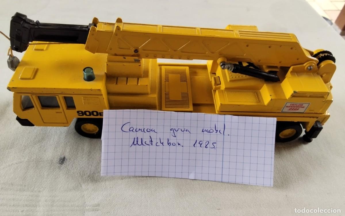 Coches a escala Matchbox: CAMION GRUA MOBIL MATCHBOX A&Ntilde;O1985 , MEDIDAS 20 X7,5 CTM
