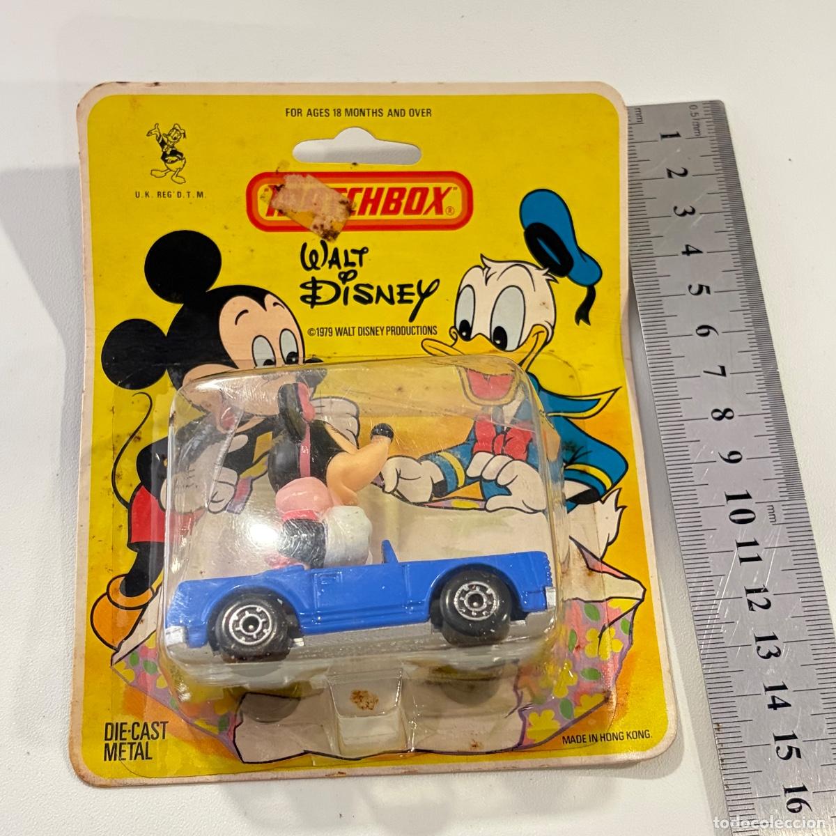 Coches a escala Matchbox: matchbox disney series n&ordm; 4 minnie mouse cadillac azul 1979 en blister original