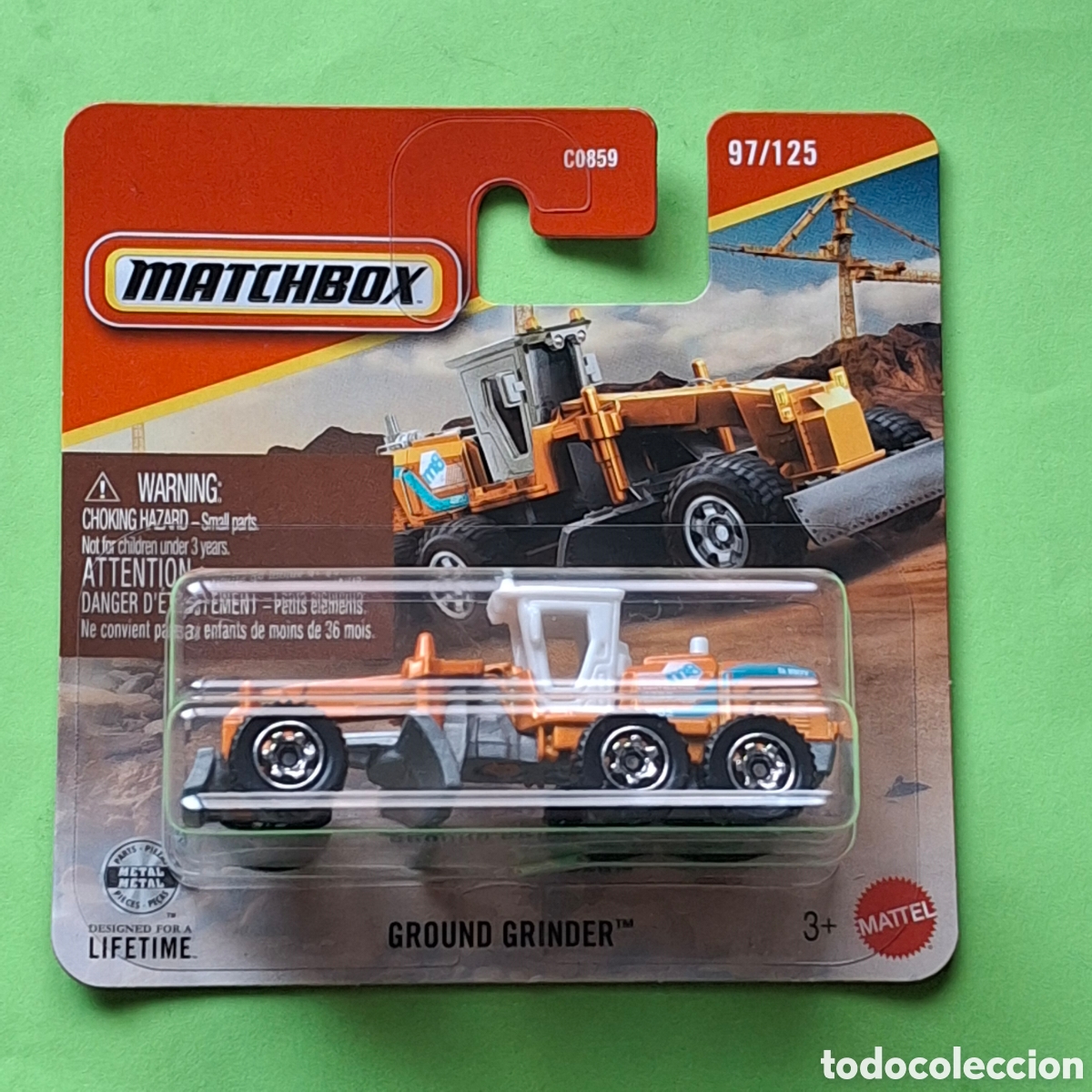 Coches a escala Matchbox: MATCHBOX 2026 97/125 - GROUND GRINDER - NUEVO EN BLISTER - 1/64