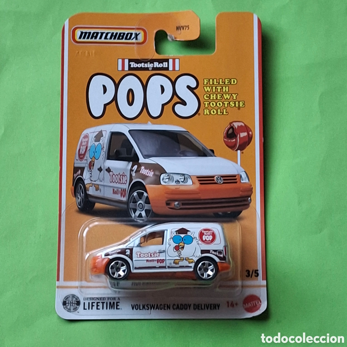 Coches a escala Matchbox: MATCHBOX 2026 CANDY SERIES - VOLKSWAGEN CADDY DELIVERY POPS TOOTSLE ROLL - NUEVO EN BLISTER - 1/64