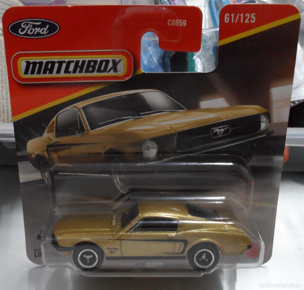 Coches a escala Matchbox: Ford Mustang Fastback 1968 de Matchbox Marr&oacute;n - Foto 2
