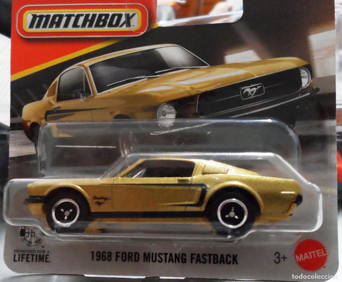 Coches a escala Matchbox: Ford Mustang Fastback 1968 de Matchbox Marr&oacute;n - Foto 5