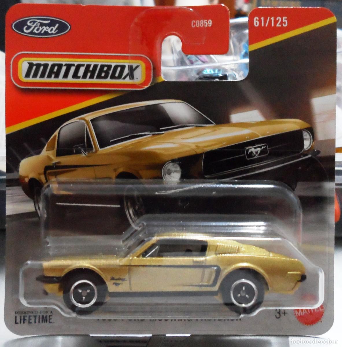 Coches a escala Matchbox: Ford Mustang Fastback 1968 de Matchbox Marr&oacute;n - Foto 7