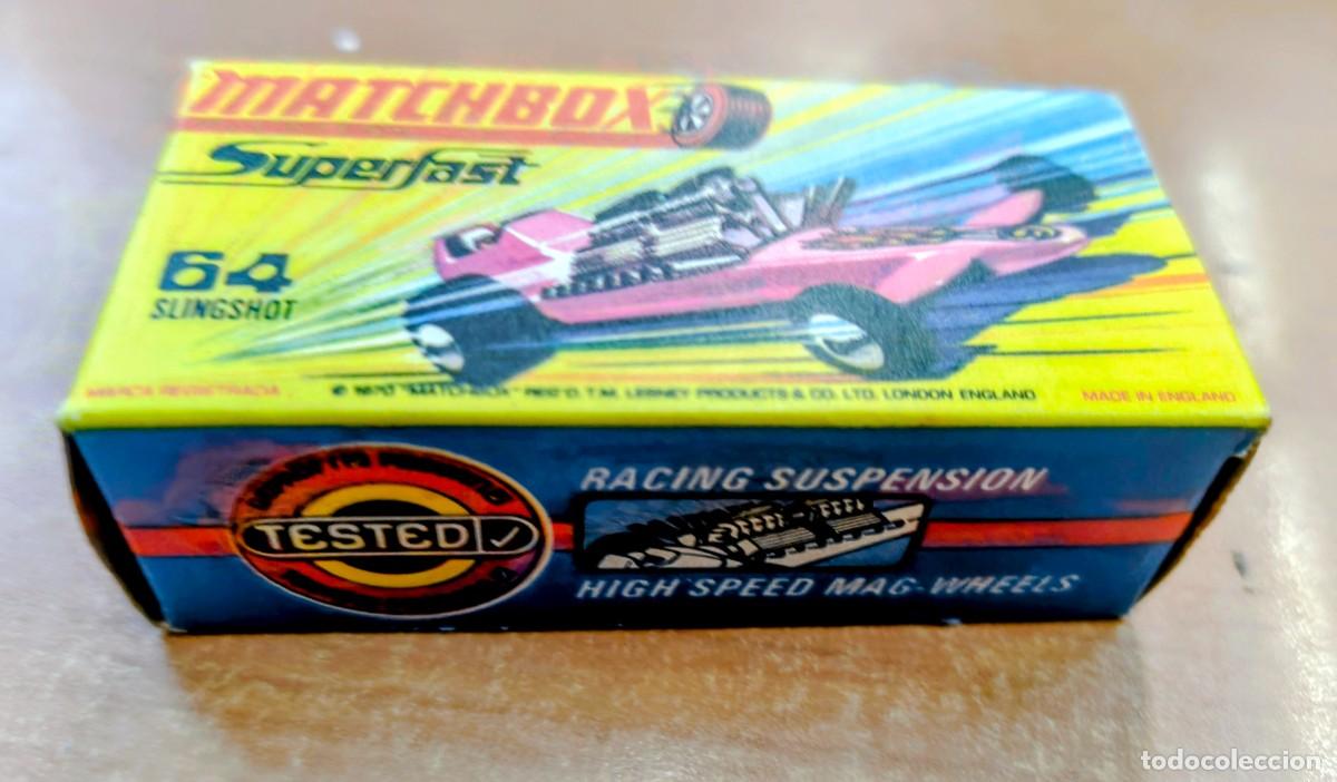 Coches a escala Matchbox: MODELO VINTAGE MATCHBOX SUPERFAST N 64 SLINGSHOT DRAGSTER A&Ntilde;O 1971