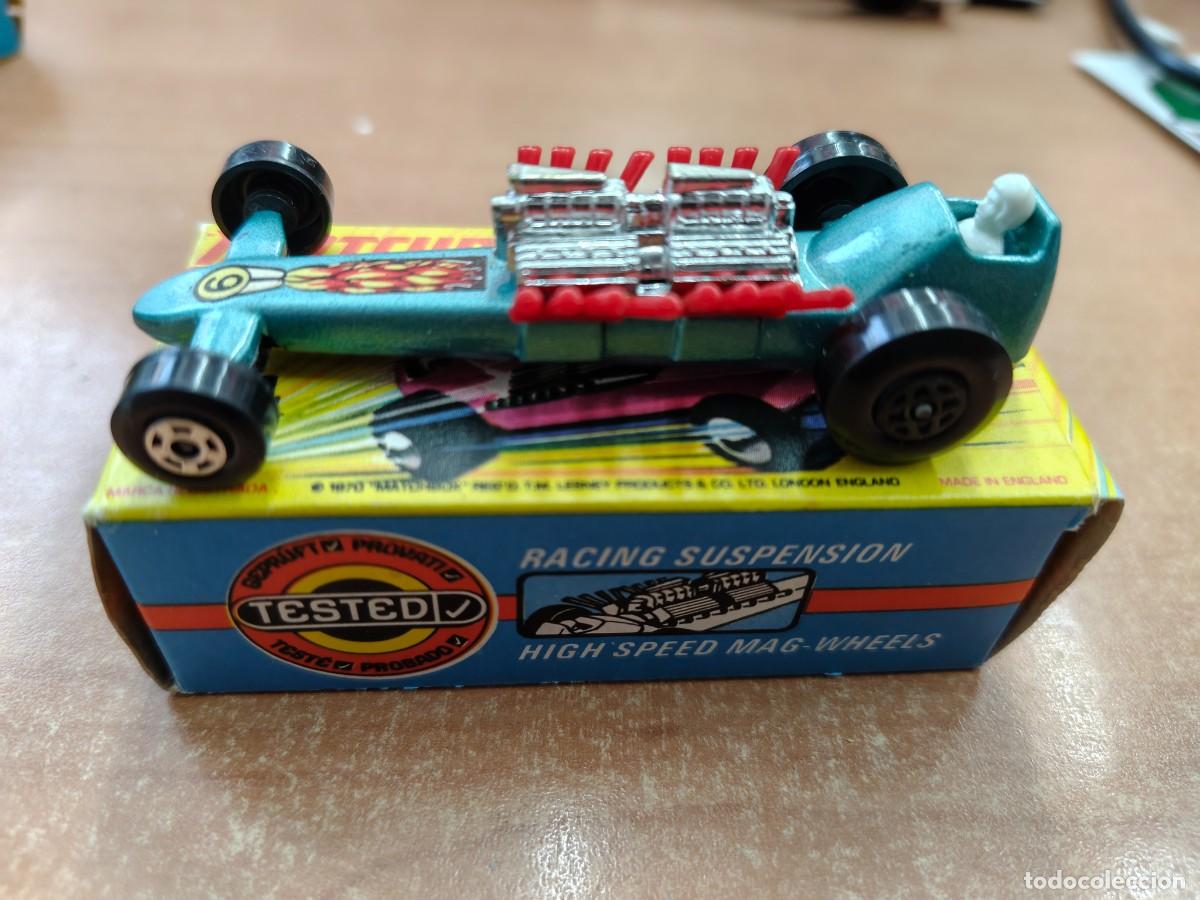 Coches a escala Matchbox: MODELO VINTAGE MATCHBOX SUPERFAST N 64 SLINGSHOT DRAGSTER A&Ntilde;O 1971