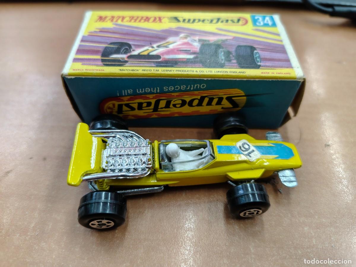 Coches a escala Matchbox: MODELO VINTAGE MATCHBOX SUPERFAST N 34 FORMULA 1 RACING CAR A&Ntilde;O 1970 A&Ntilde;O 1971