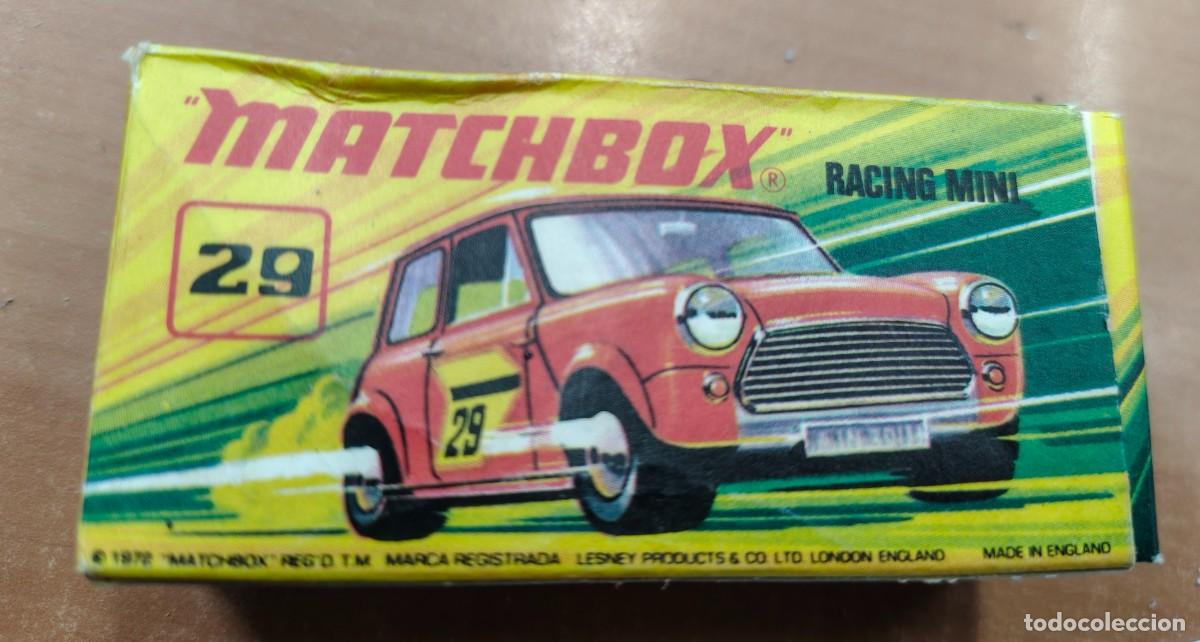 Coches a escala Matchbox: CAJA ORIGINAL MATCHBOX SUPERFAST N 29 FORMULA 1 RACING MINI A&Ntilde;O 1970