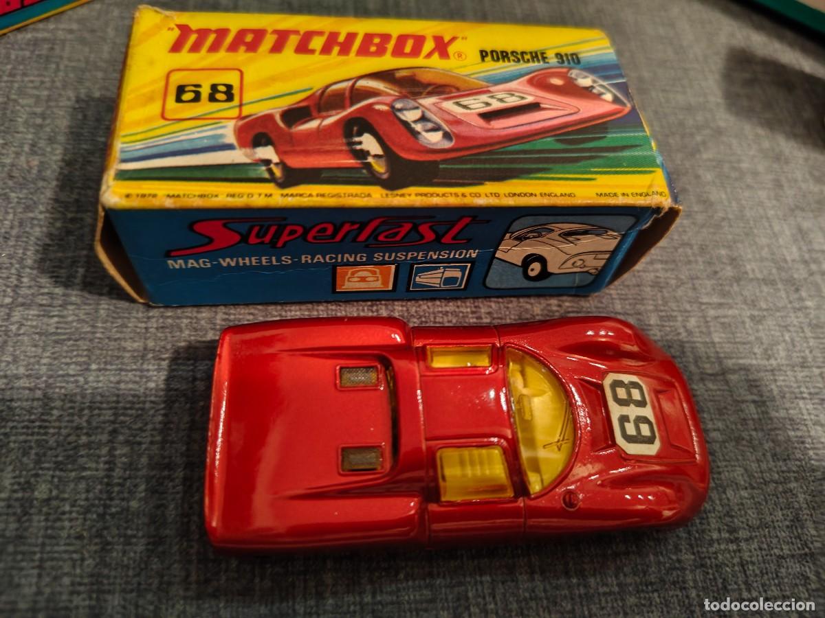 Coches a escala Matchbox: MODELO VINTAGE MATCHBOX PORCHE 910 N 68 A&Ntilde;O 1970