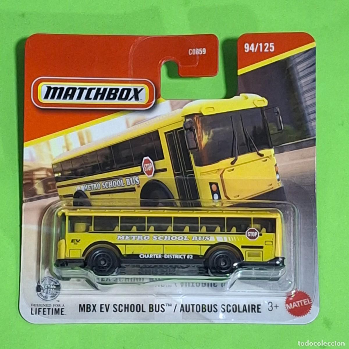 Coches a escala Matchbox: MATCHBOX 2026 94/125 - MBX EV SCHOOL BUS AUTOBUS - NUEVO EN BLISTER - 1/64