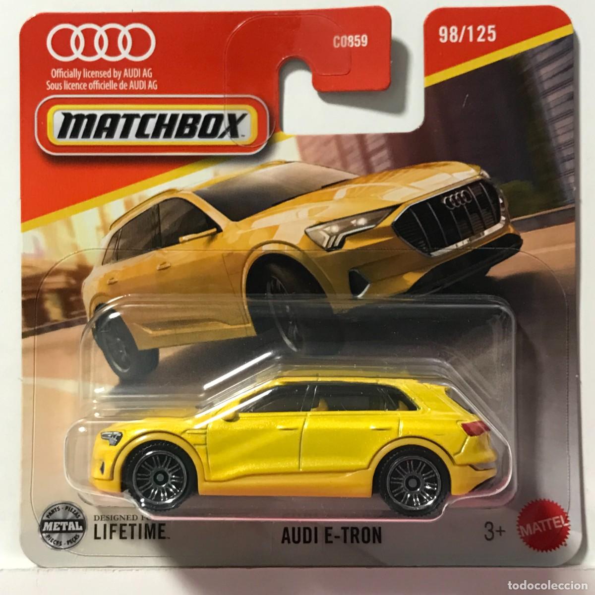 Coches a escala Matchbox: MATCHBOX AUDI E-TRON AMARILLO (1), TIPO HOT WHEELS MB