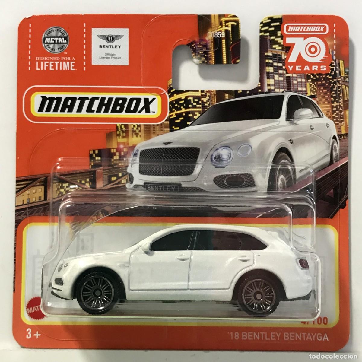 Coches a escala Matchbox: MATCHBOX BENTLEY BENTAYGA 2018 BLANCO (3), TIPO HOT WHEELS MB