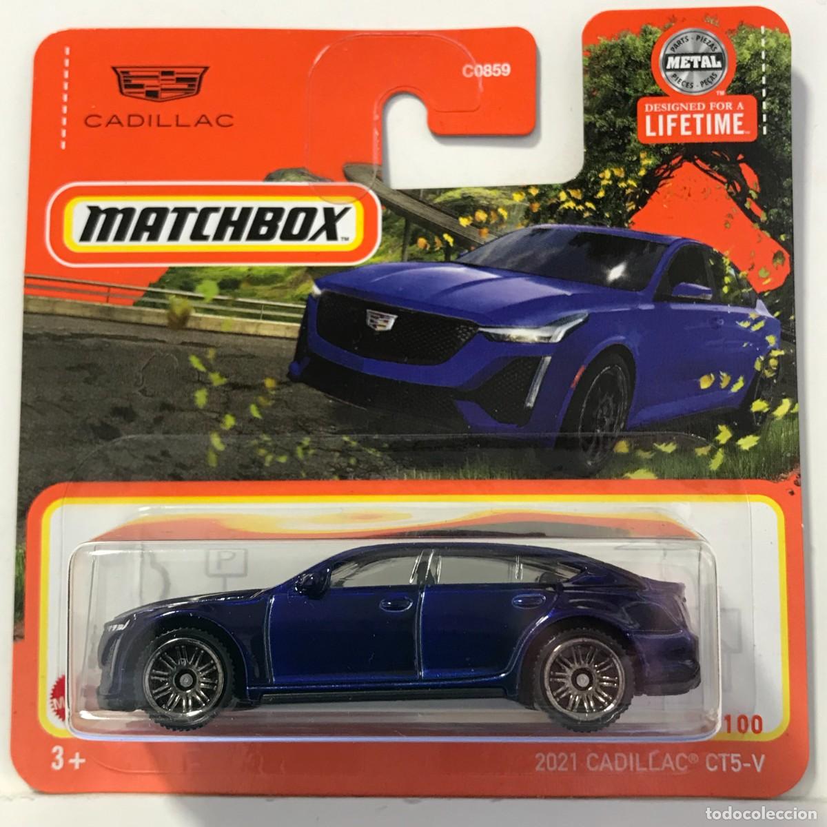 Coches a escala Matchbox: MATCHBOX CADILLAC CT5-V 2021 AZUL (1), TIPO HOT WHEELS MB