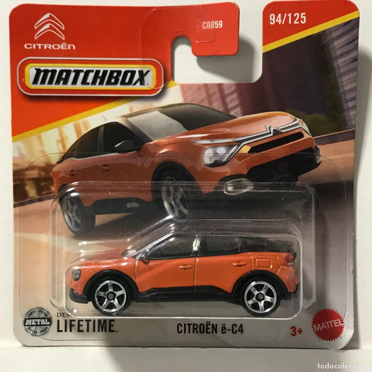 Coches a escala Matchbox: MATCHBOX CITROEN e-C4 NARANJA (1), TIPO HOT WHEELS MB
