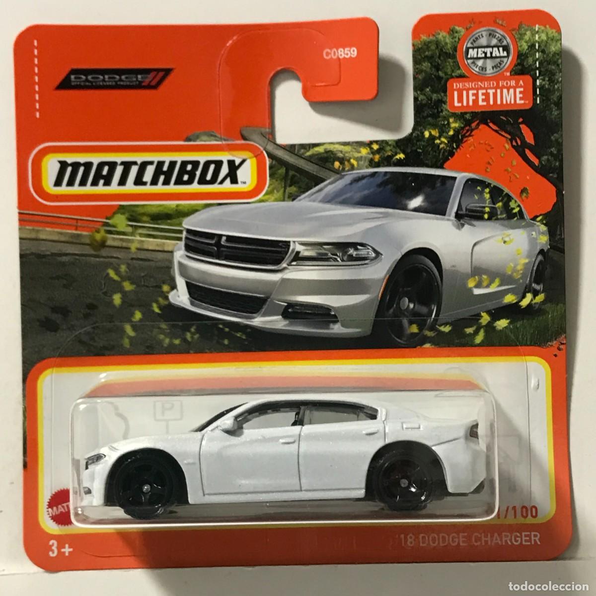 Coches a escala Matchbox: MATCHBOX DODGE CHARGER 2018 BLANCO (1), TIPO HOT WHEELS MB