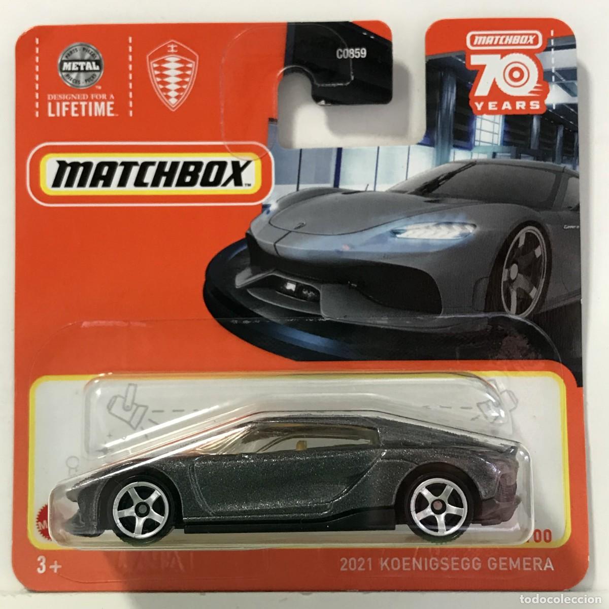 Coches a escala Matchbox: MATCHBOX KOENIGSEGG GEMERA 2021 GRIS (1), TIPO HOT WHEELS MB