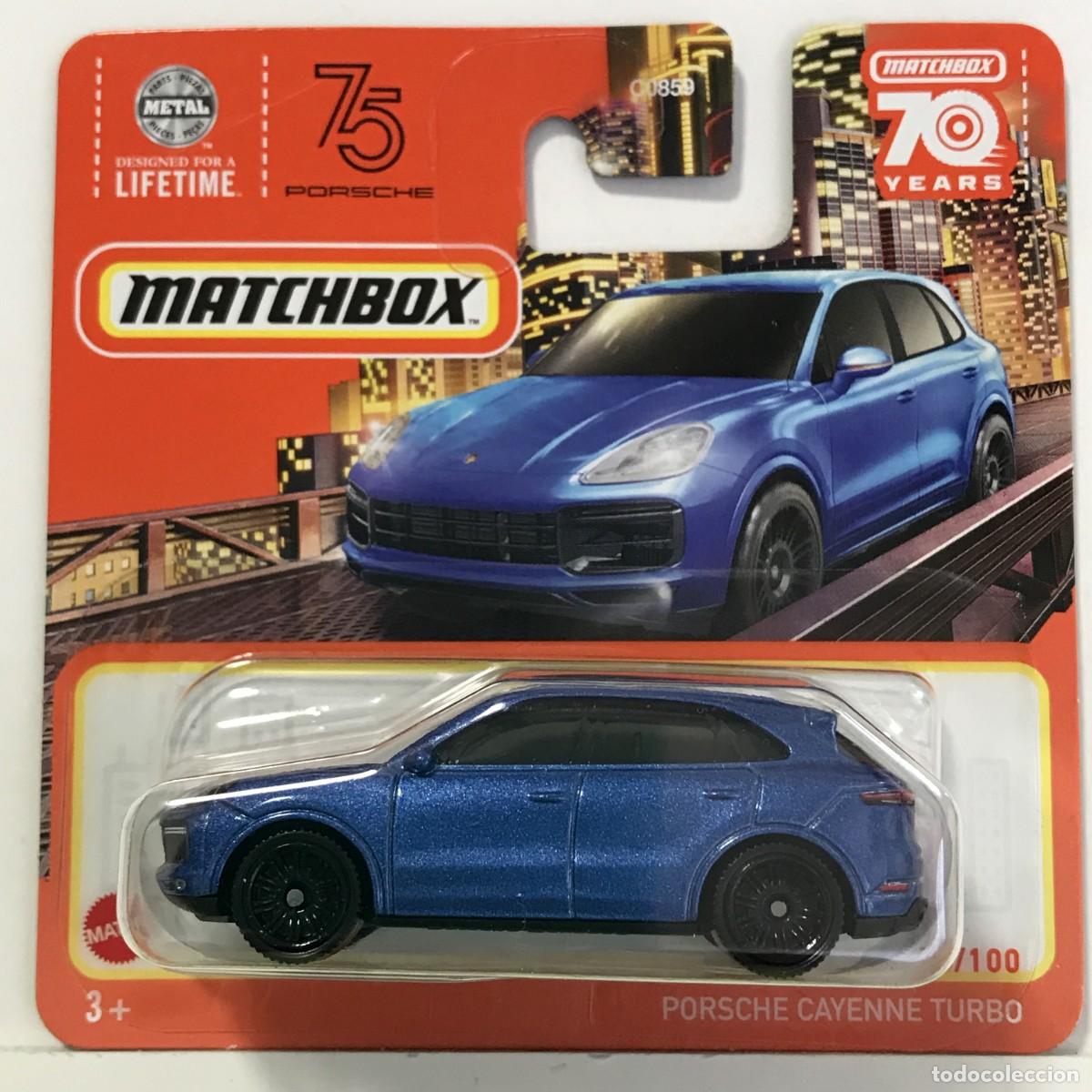 Coches a escala Matchbox: MATCHBOX PORSCHE CAYENNE TURBO AZUL (2), TIPO HOT WHEELS MB