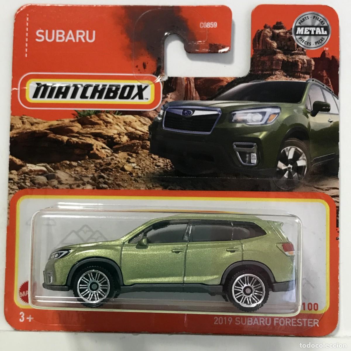 Auto in scala Matchbox: MATCHBOX SUBARU FORESTER 2019 VERDE (1), TIPO HOT WHEELS MB