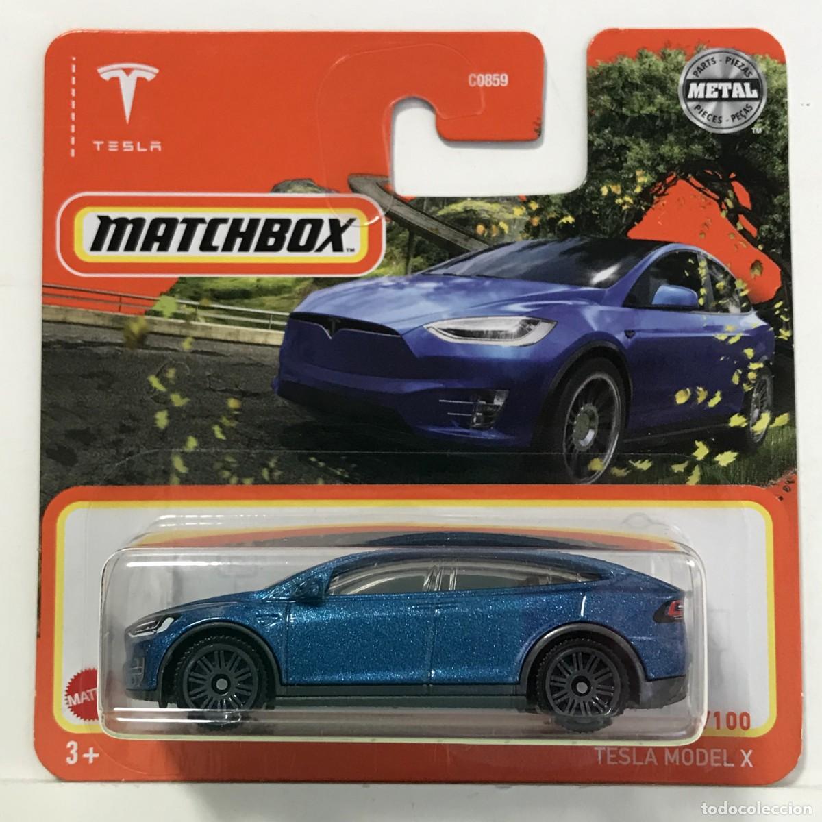 Coches a escala Matchbox: MATCHBOX TESLA MODEL X AZUL (16), TIPO HOT WHEELS MB