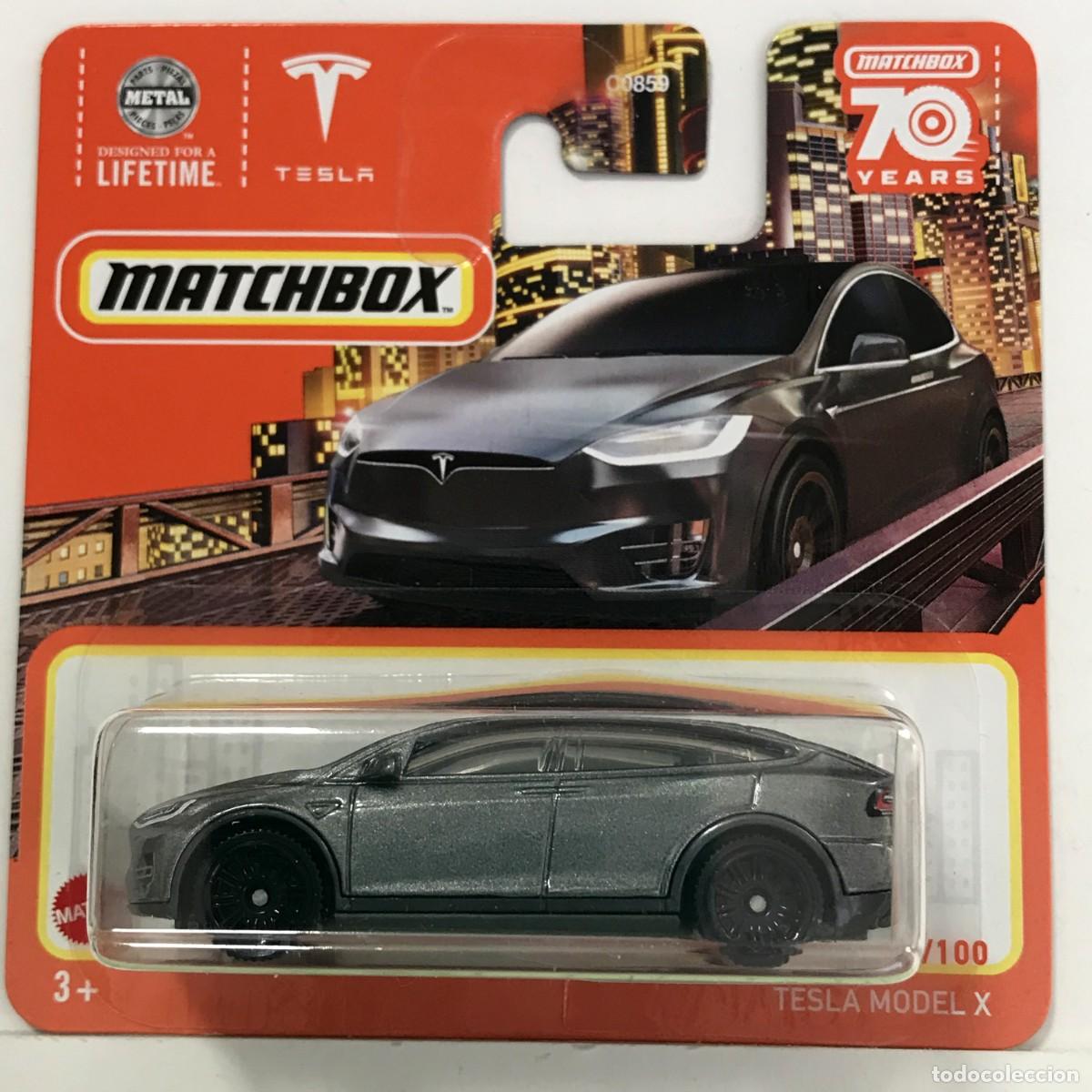 Coches a escala Matchbox: MATCHBOX TESLA MODEL X GRIS (10), TIPO HOT WHEELS MB