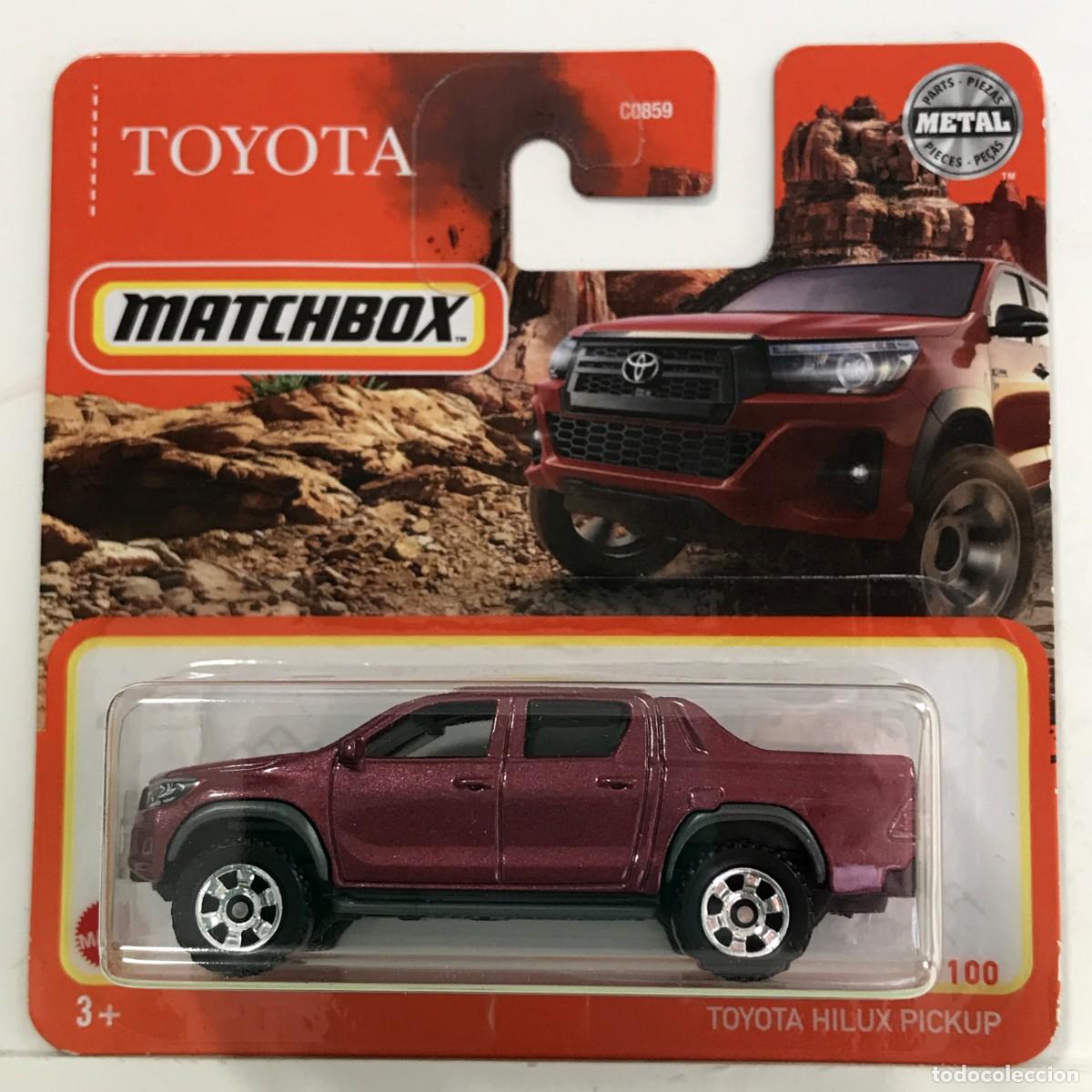 Coches a escala Matchbox: MATCHBOX TOYOTA HILUX 2018 ROJO (2), TIPO HOT WHEELS MB