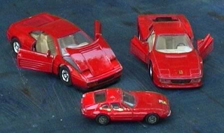Coches a escala: 3 COCHES FERRARI - Foto 1