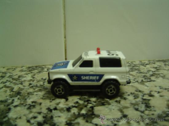 Coches a escala: MAJORETTE SONIS FLASHERS SHERIFF TODOTERRENO
