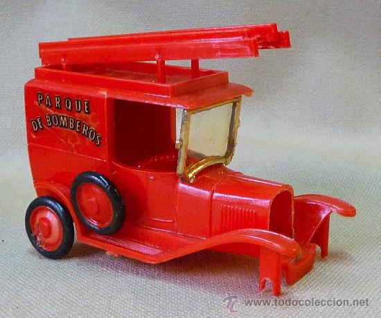 Coches a escala: COCHE DE PLASTICO,  BOMBEROS, GUISVAL, CITROEN 1923, MADE IN SPAIN