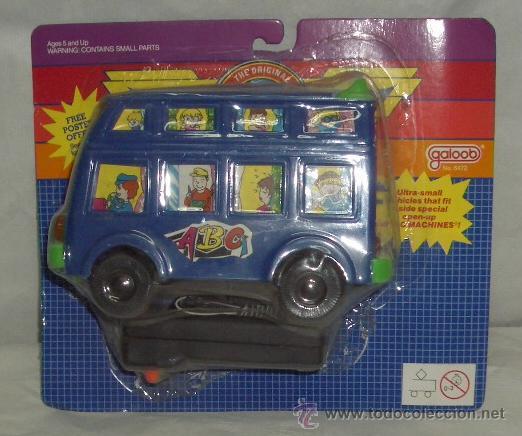 Coches a escala: SCHOOL BUS, CABLEDIRIGIDO, BLISTER ORIGINAL, A&Ntilde;OS 80, A ESTRENAR